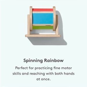 Lovevery Spinning Rainbow Wooden Montessori Toy